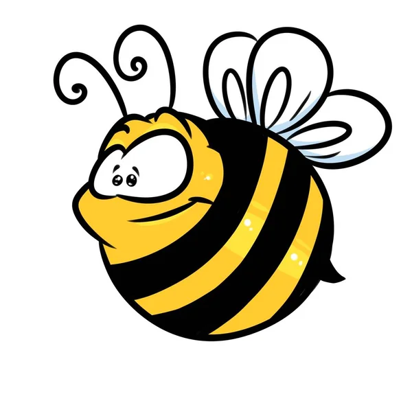 Insecte dessin animé abeille — Photo