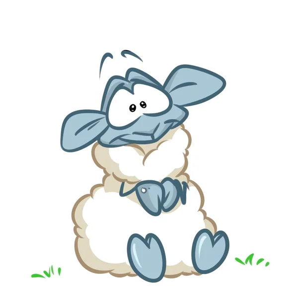 Lamb cartoon illustration — Stock Photo, Image