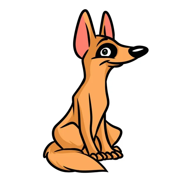 Hond cartoon afbeelding — Stockfoto
