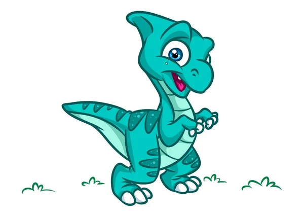 Dinosaurus kreslené ilustrace — Stock fotografie