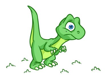 Dinozor karikatür çizimler