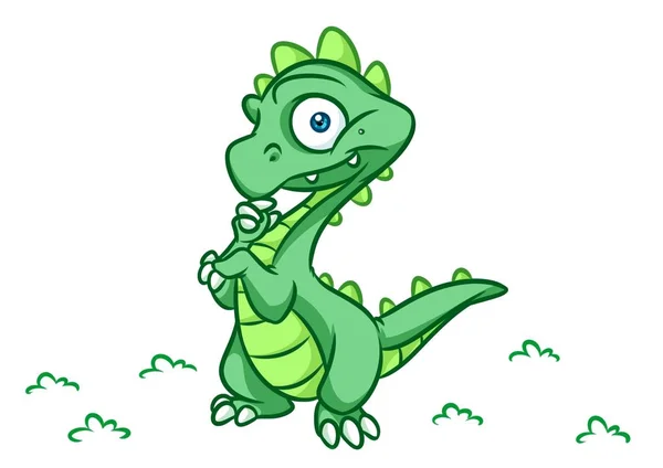 Dinosaur cartoon illustraties — Stockfoto