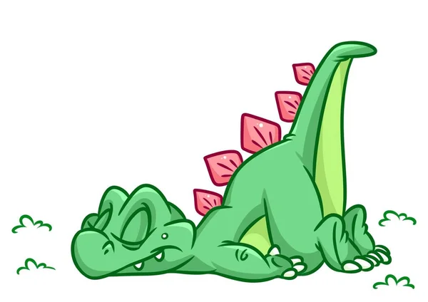 Dinosaurie tecknade illustrationer — Stockfoto