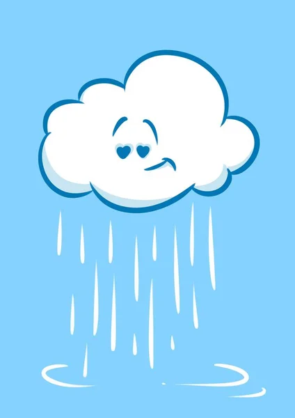 良い雲雨漫画 — ストック写真
