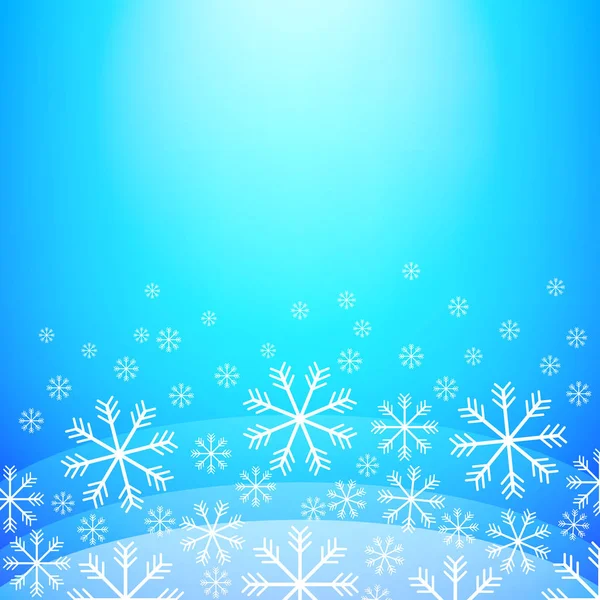 Fundo de Natal abstrato. Inverno elegante feito de flocos de neve. Ilustração vetorial. Eps10 . — Vetor de Stock