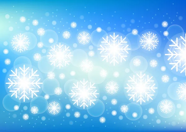 Fundo de Natal abstrato. Inverno elegante feito de flocos de neve. Ilustração vetorial. Eps10 . — Vetor de Stock