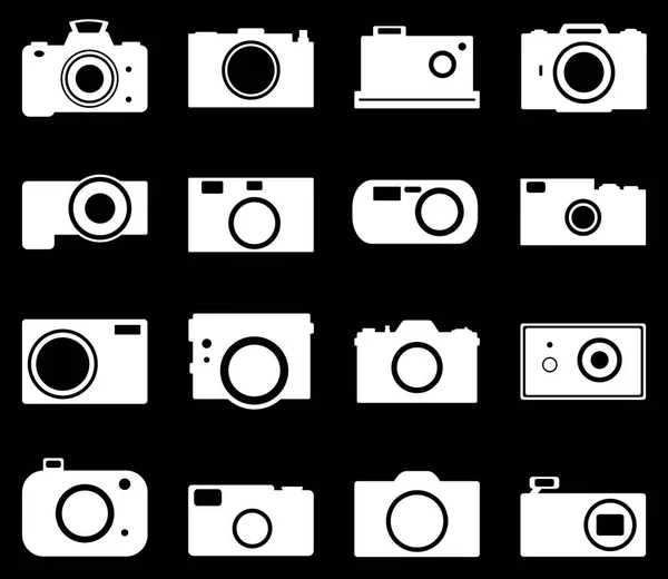 Camera icons set — Stock Photo, Image