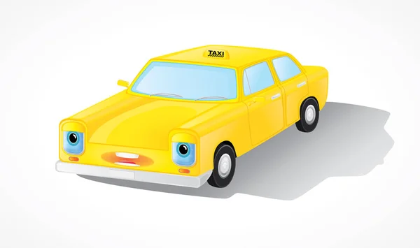 Voiture taxi jaune — Photo