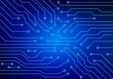 Elektrik devreleri çeşitli cihazlarda kullanılan soyut resim