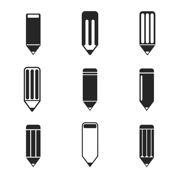 Bleistift-Design. Symbolsatz . — Stockfoto