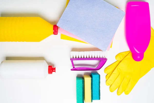 Range of cleaning products for the kitchen and bath. Detergents ...