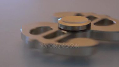 Bir dollar.macro çekim şeklinde bir iplik spinner
