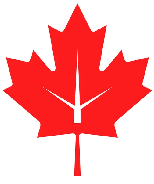 Canadiaans esdoornblad — Stockvector