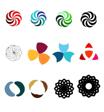 Yuvarlak logo toplama