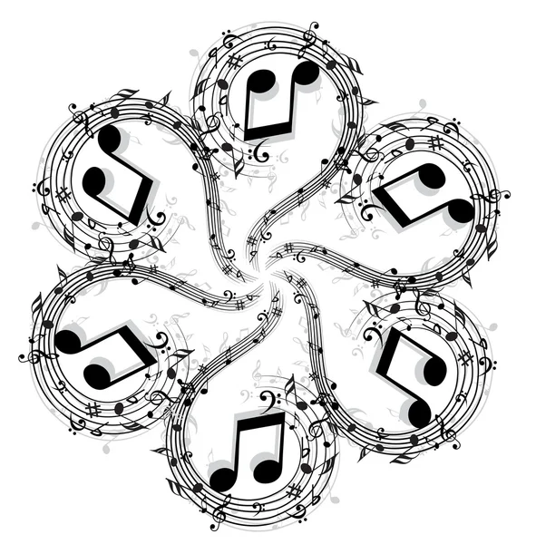 Sembolleri ile müzik notlar