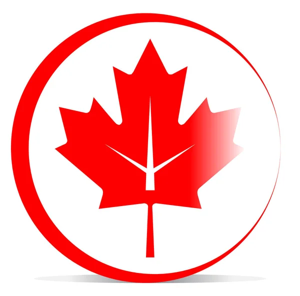 Creative Canada Flag Icon — Stock Vector