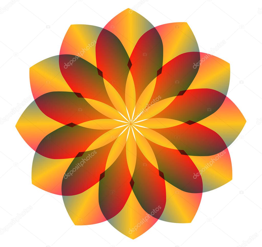 Colorful Flower Icon