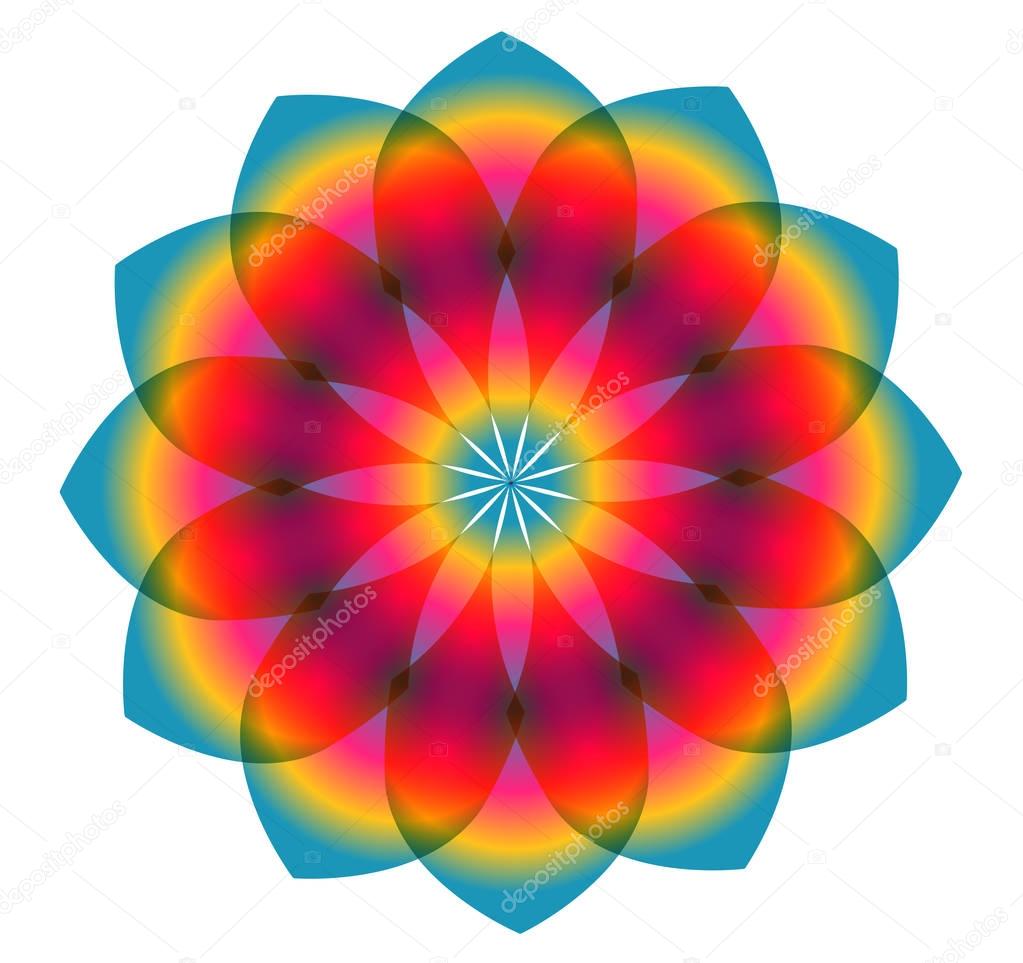 Colorful Flower Icon