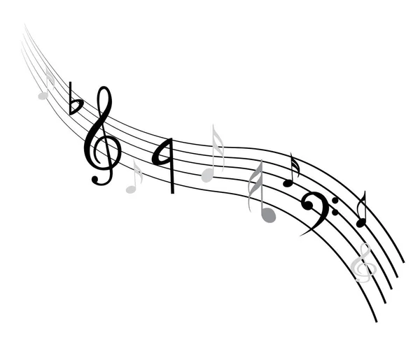müzik Not arka planı