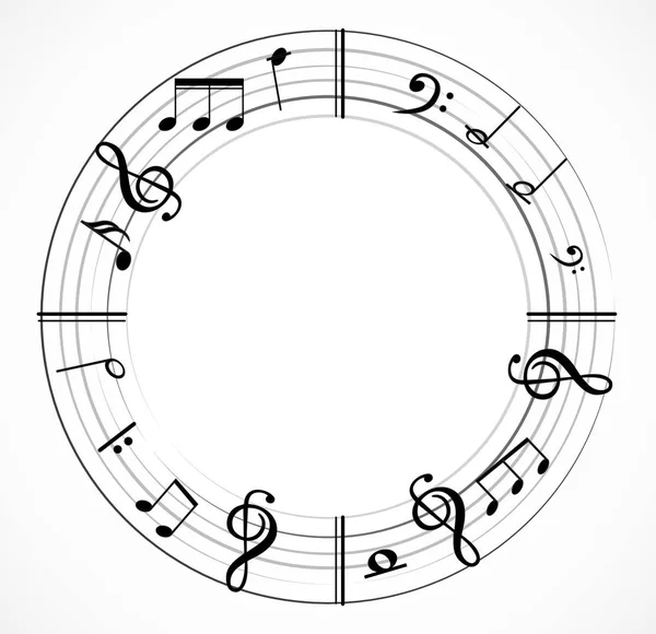 Музика Примітка дизайн — стоковий вектор