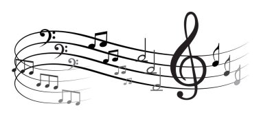 Müzik Not farklı sembollerle