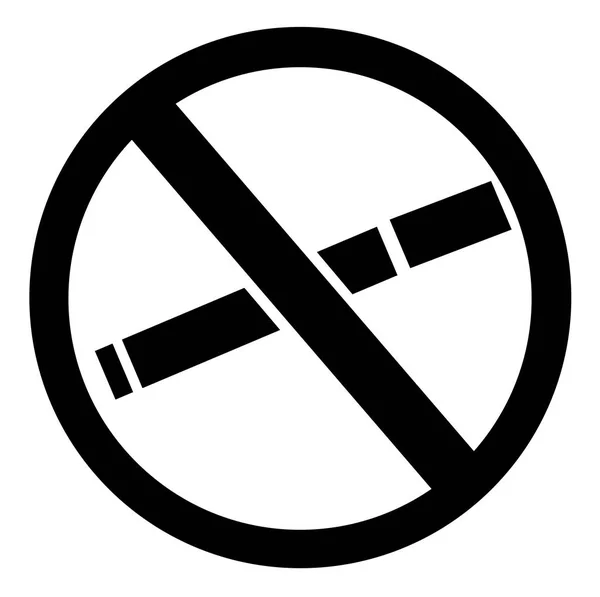 No smoking symbol — Stockvector