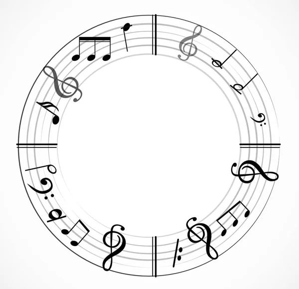 Müzik Not ile farklı müzik simgeleri