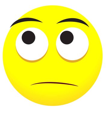 Duygusal yüzleri ile Emoji simgesi