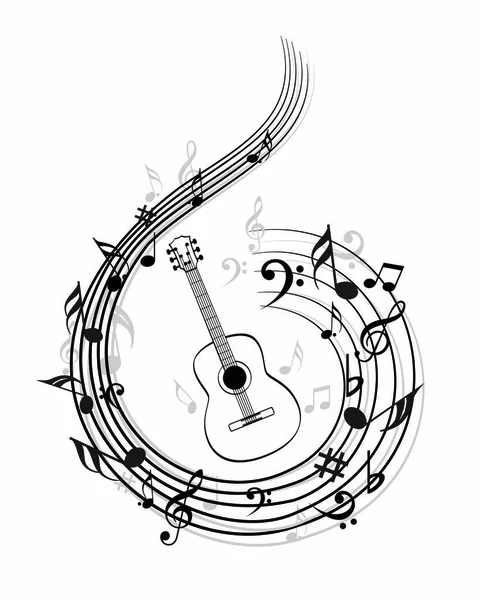 Müzik Not ile farklı müzik simgeleri
