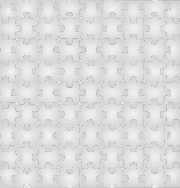 Puzzle Colección Piezas Con Color Blanco — Vector de stock