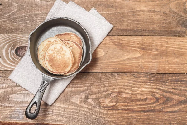 Pancakes and frying pan