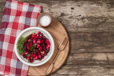 Pancar salatası salata sosu