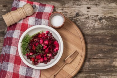 Pancar salatası salata sosu