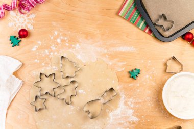 Yılbaşı kurabiye yapma