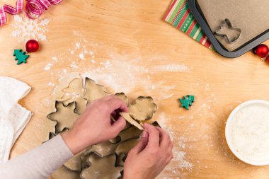 Yılbaşı kurabiye yapma