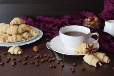 ev yapımı kurabiye ile Kahvaltı