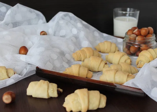 Desayuno con galletas caseras — Foto de Stock