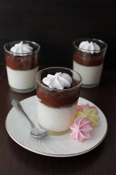 Chocolat Panna Cottas — Photo