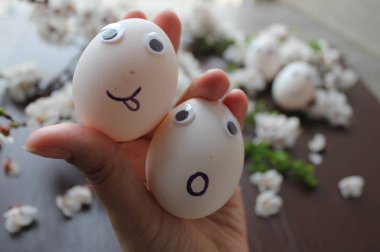 Paskalya, mutlu yumurta. Güzel arka plan