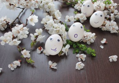 Paskalya, mutlu yumurta. Güzel arka plan