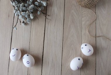 Paskalya, mutlu yumurta. Güzel arka plan