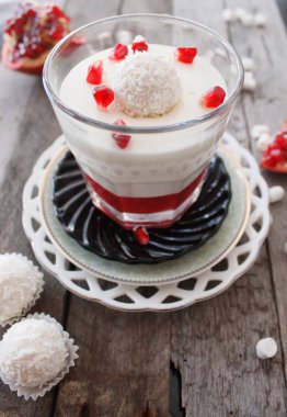 Pannacotta nar jöle ile 