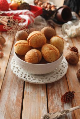 Tanımlama bilgilerini yoğunlaştırılmış süt ve fındık ile 