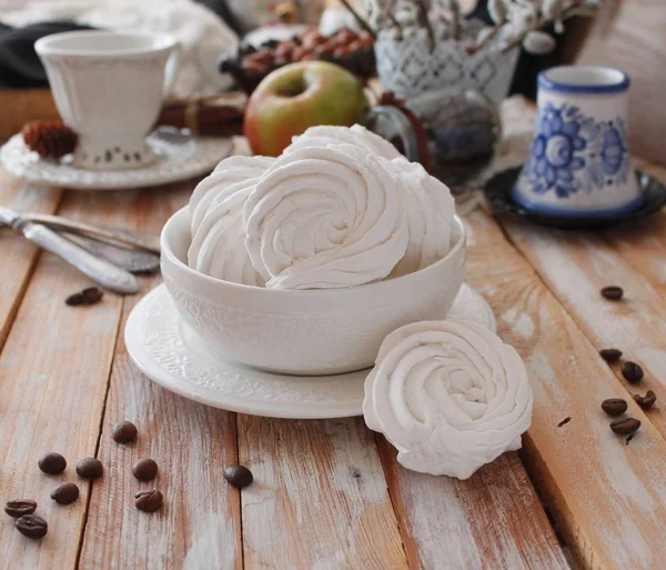 Marshmallows Maçã Cozidos Casa — Fotografia de Stock