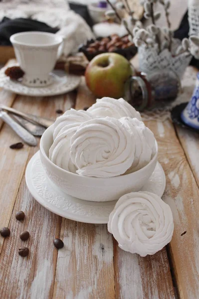Marshmallows Maçã Cozidos Casa — Fotografia de Stock