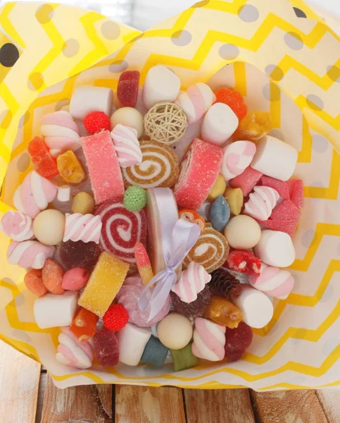 Colorful Candy Bouquet Sweets