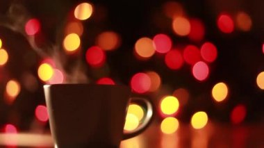 Yeni yıl, yılbaşı ağacı, kış, kahve