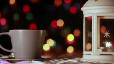 Yeni yıl, yılbaşı ağacı, kış, kahve