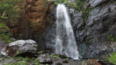 Şelale Caucasus Georgia, ağır çekim