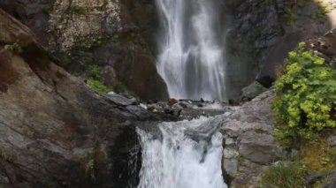 Şelale Caucasus Georgia, ağır çekim